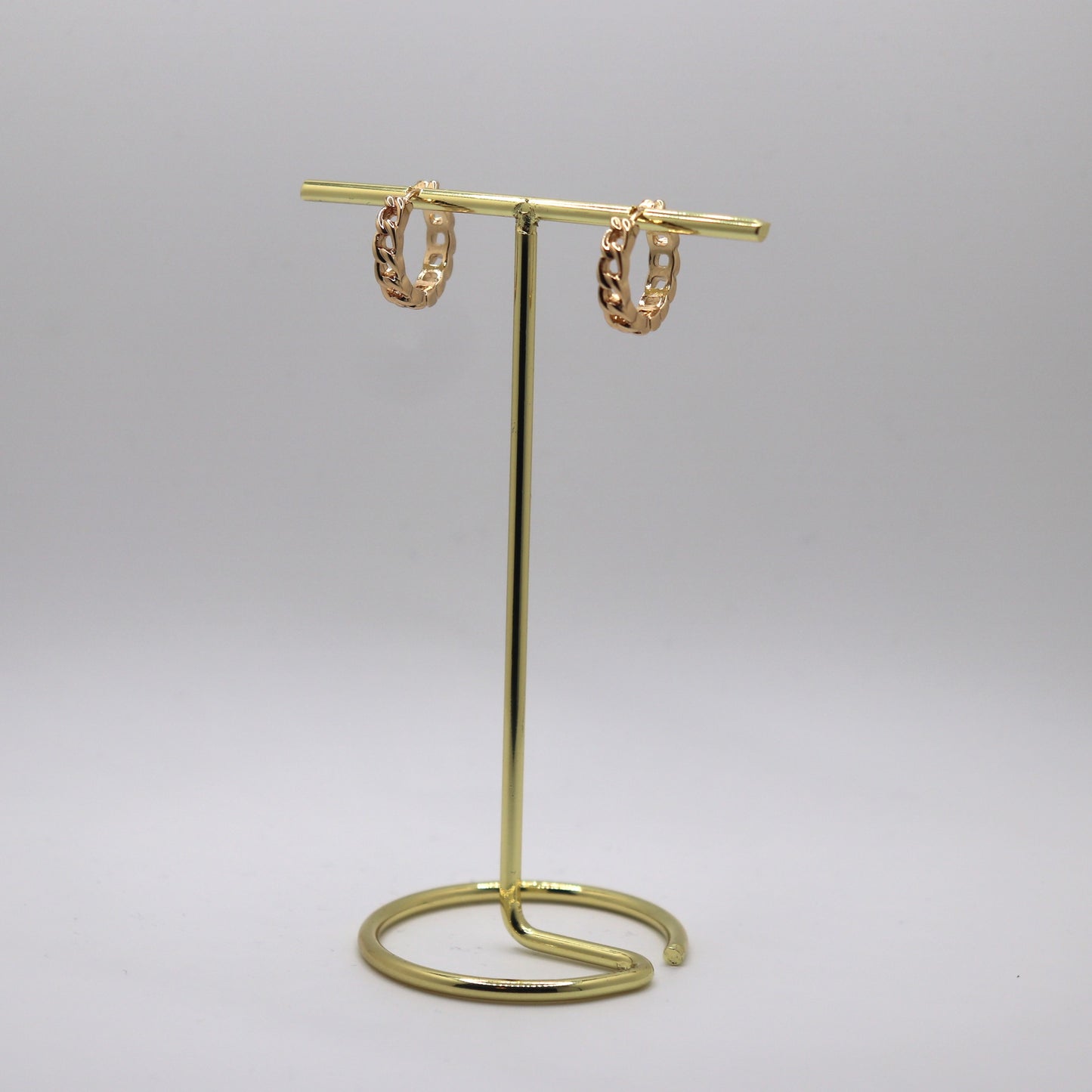 Interlock Mini Hoop Earrings