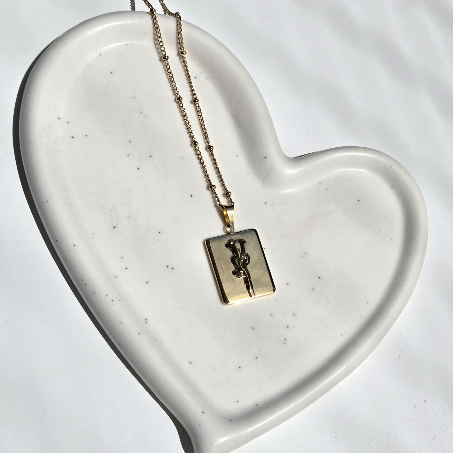 Rose Gram Necklace