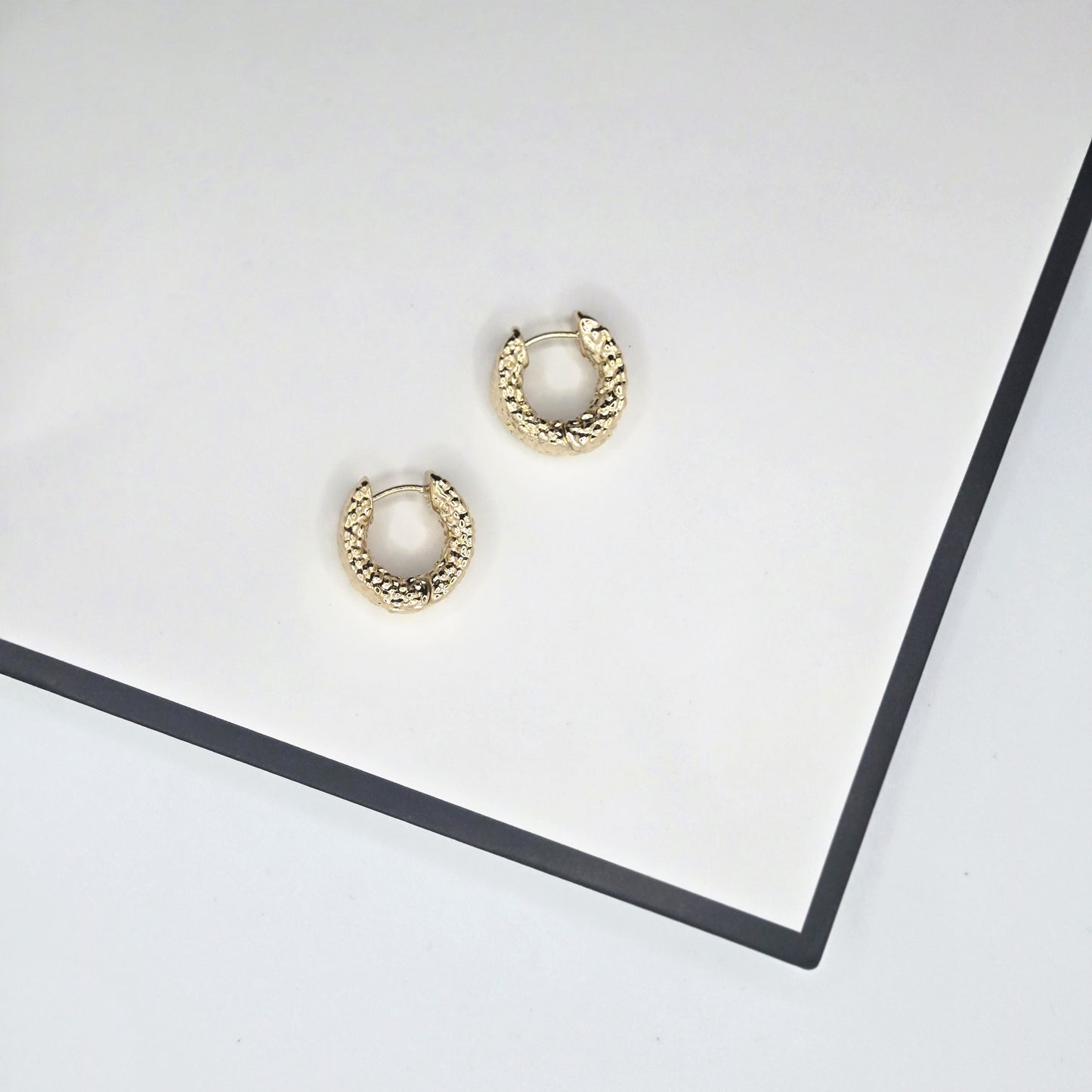 Lila Hoop Earrings