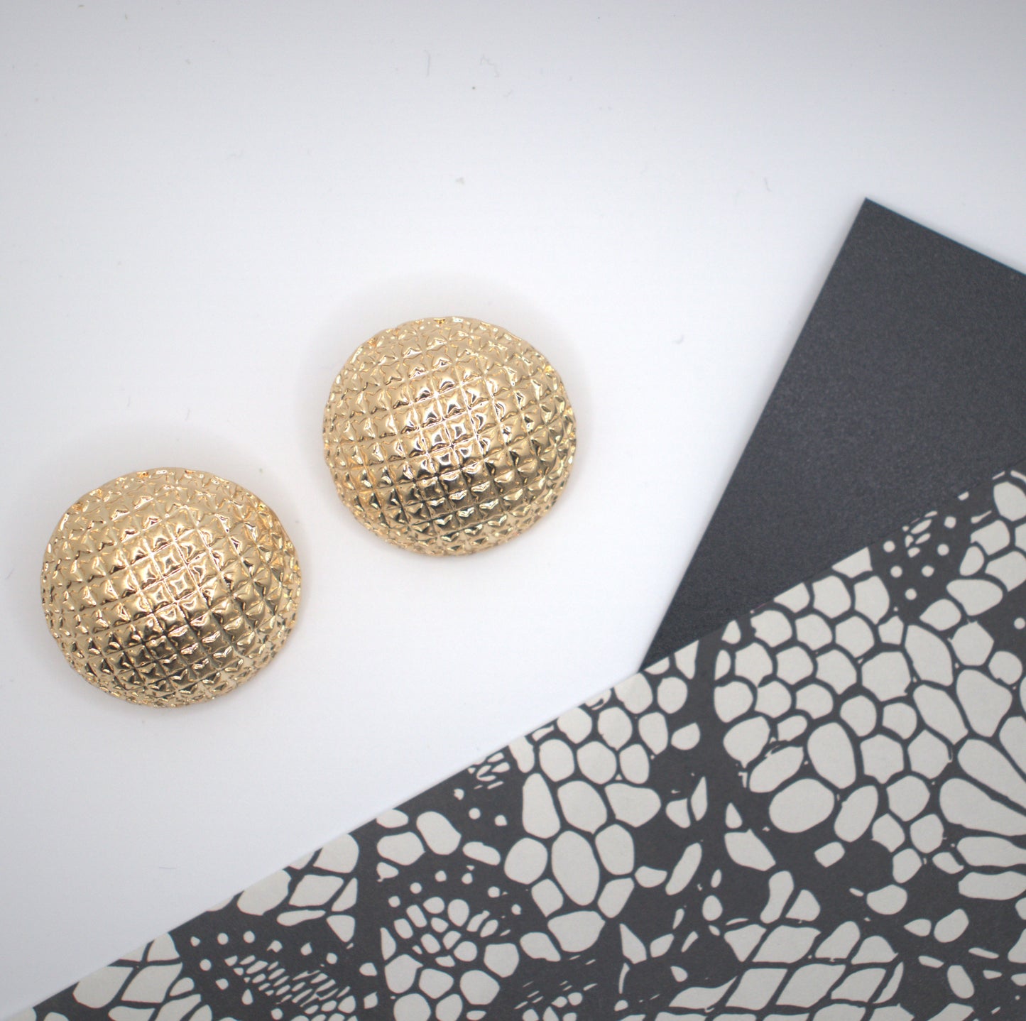 Disco Stud Earrings