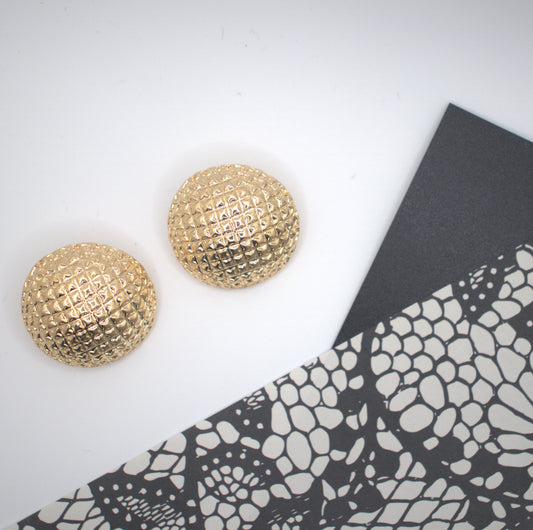 Disco Stud Earrings