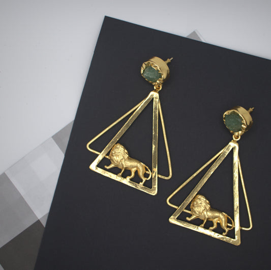 Golden Roar Earrings