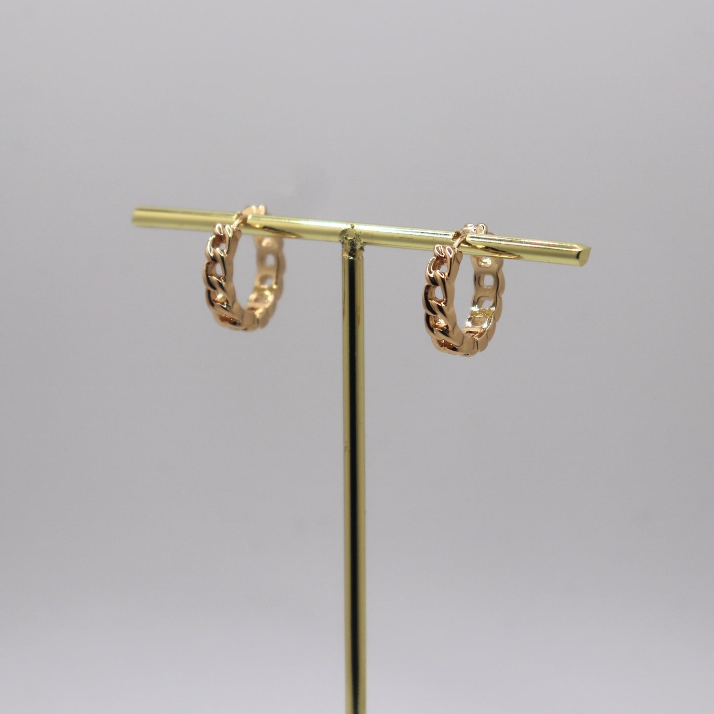 Interlock Mini Hoop Earrings
