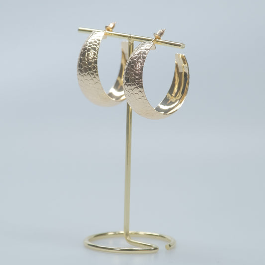 Iris Hoop Earrings
