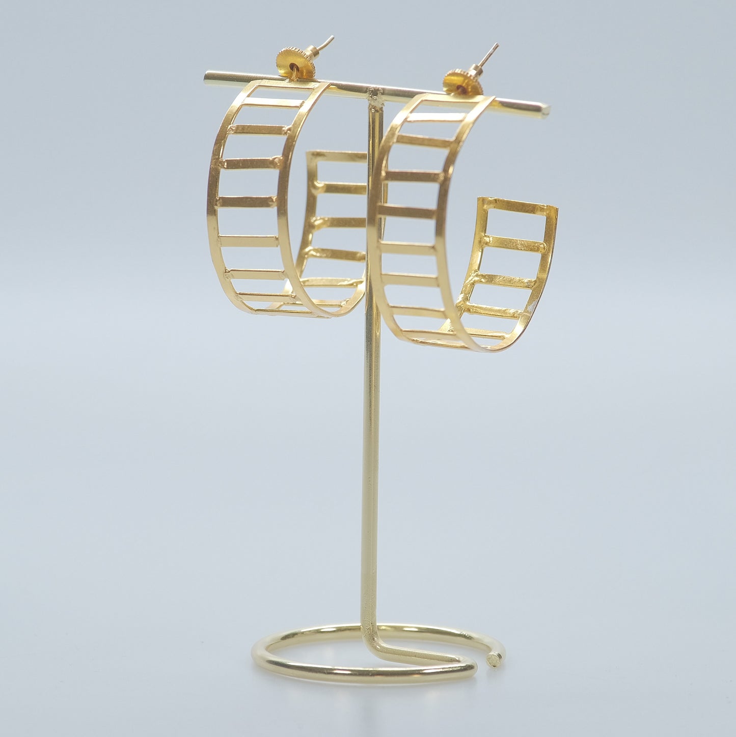 Stair Hoop Earrings