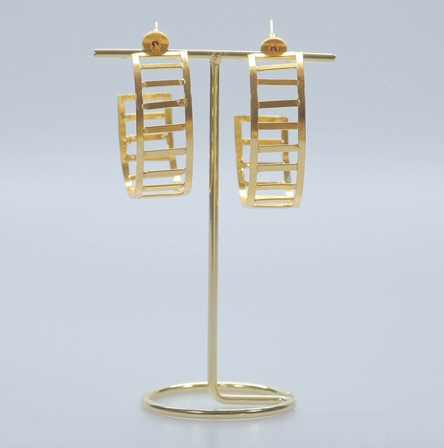 Stair Hoop Earrings